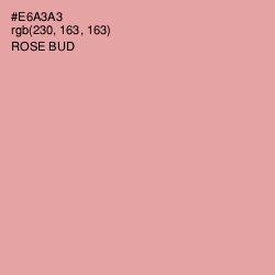 #E6A3A3 - Rose Bud Color Image
